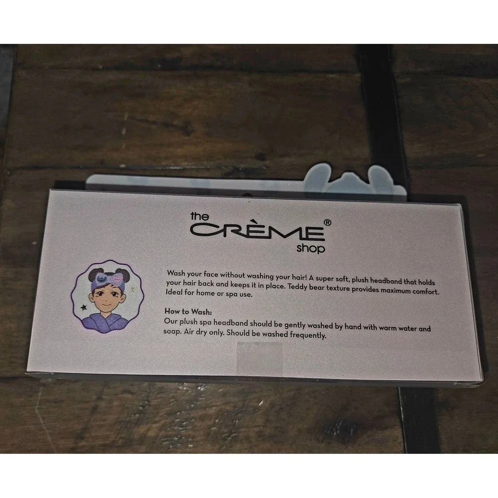 The Creme Shop x Stitch Plush Spa Teddy Headband Limited Edition Lilo & Stitch